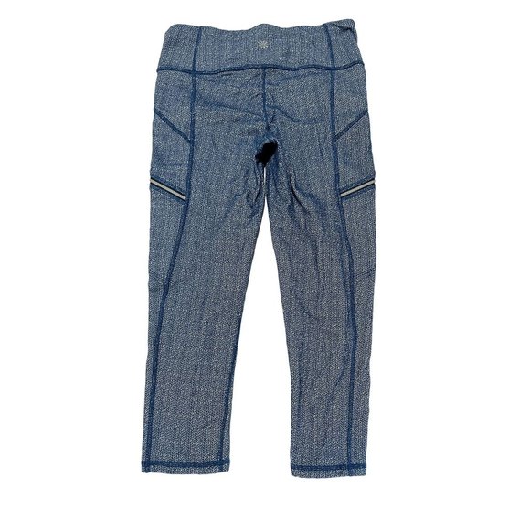 Athleta Women's Static Drifter Capri Leggings Blue Size Small | S1 - Picture 2 of 6